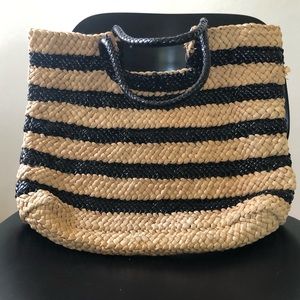 Wicker carry all bag by Barney’s of New York